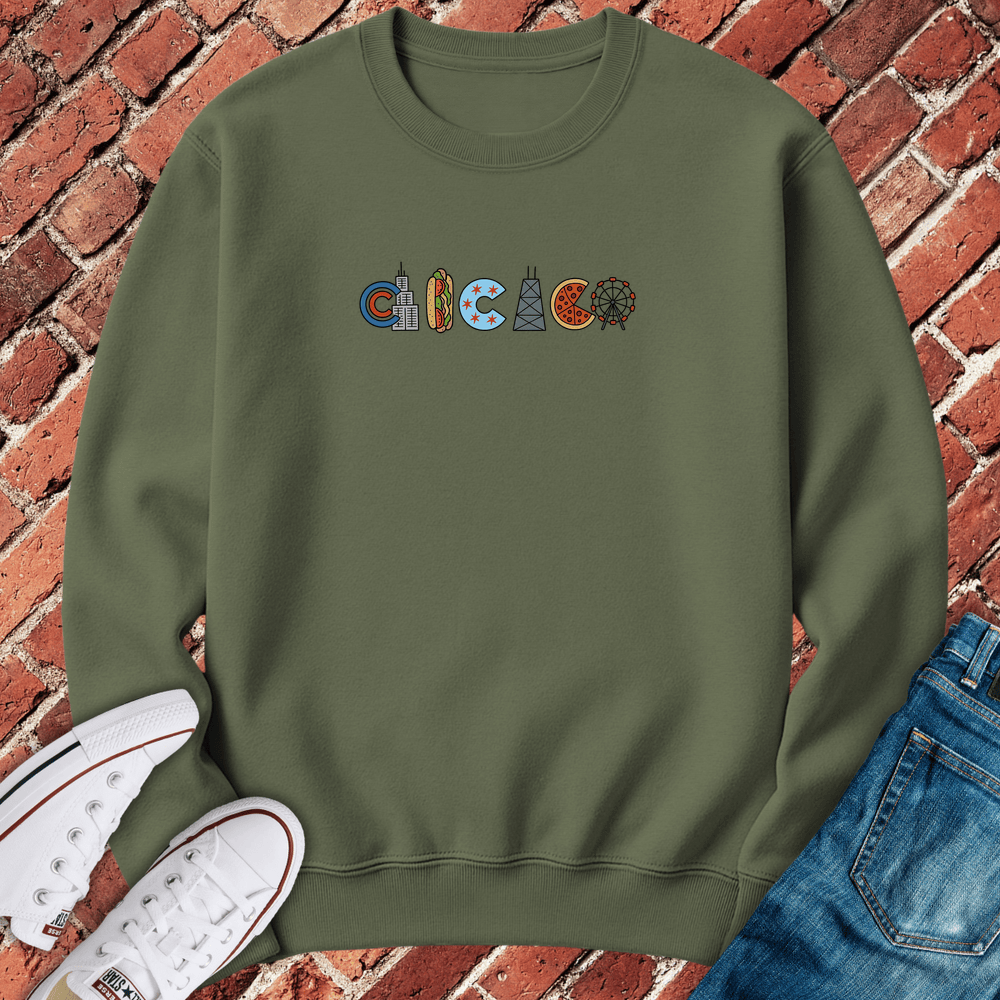 Chicago Icons Crewneck