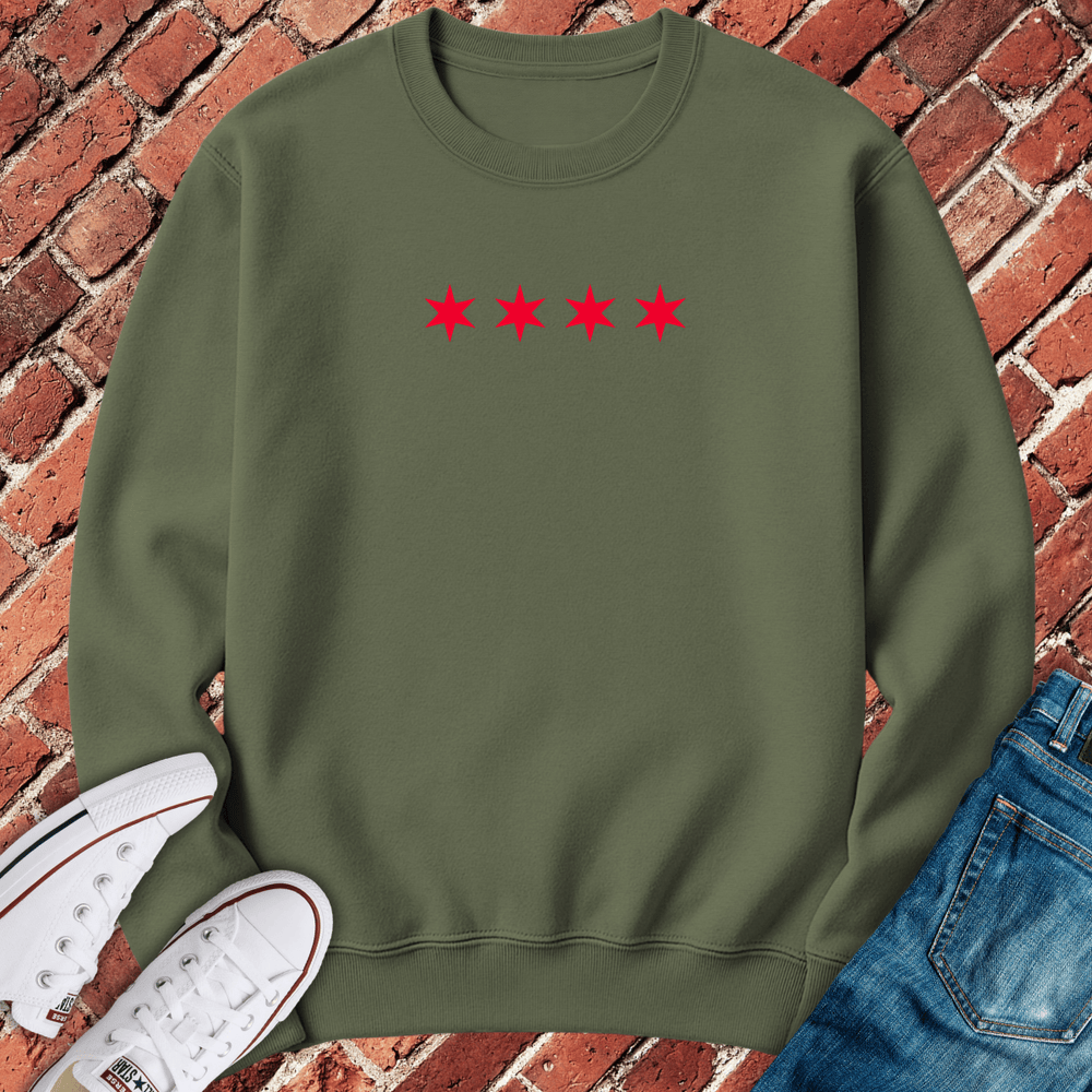 Six Point Stars Crewneck